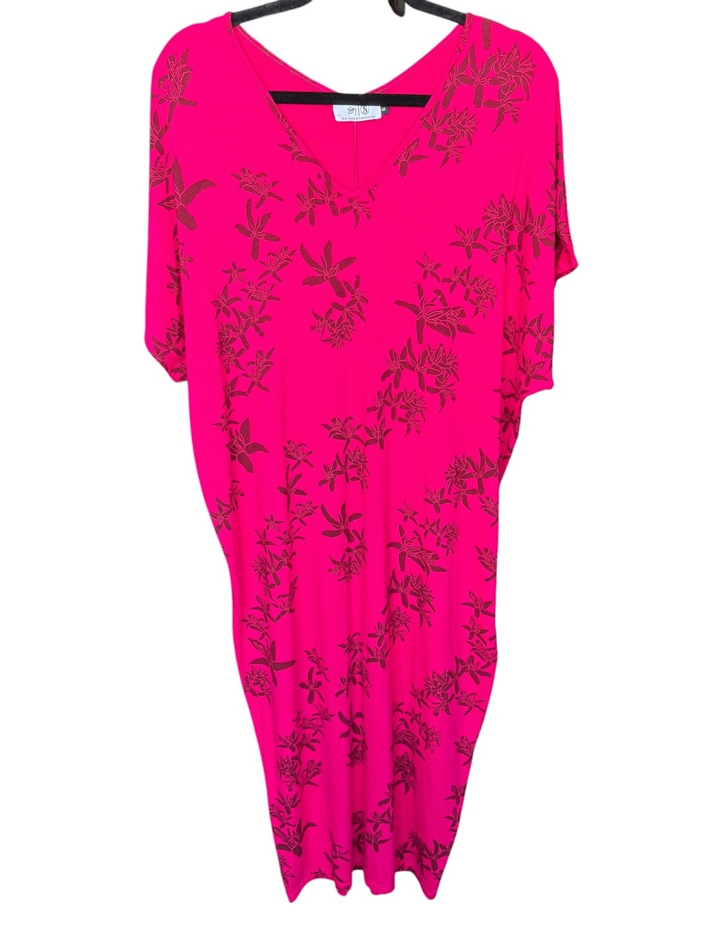 Sig Zane x Fighting Eel long dress knit kaftan style with tapered bottom Small